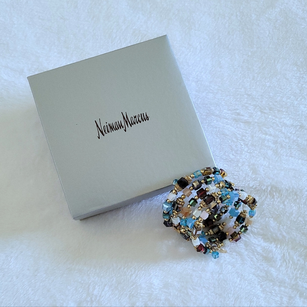 Greenbeads Multicolored🌈 Layered Wrap Bracelet - NIB - Picture 3 of 16